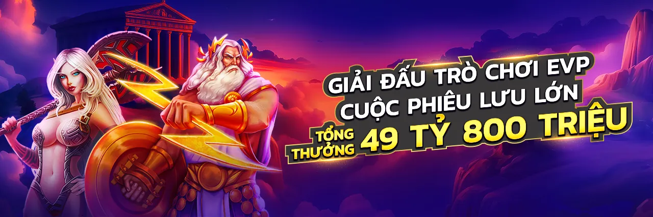Hình ảnh chính Nổ Hũ EV99 WIN với các trò chơi slot và jackpot lớn